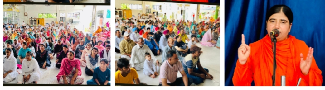 Weekly spiritual program organized at Gautam Nagar.